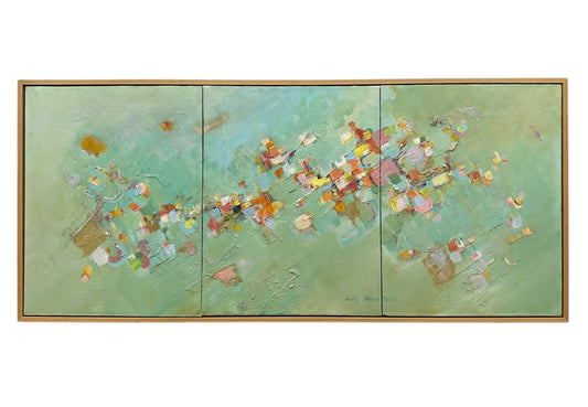 Flowers - MID CENTURY MOVEMENT -PAINTING BY JENNI HOAG DAVIS (1916-1996)