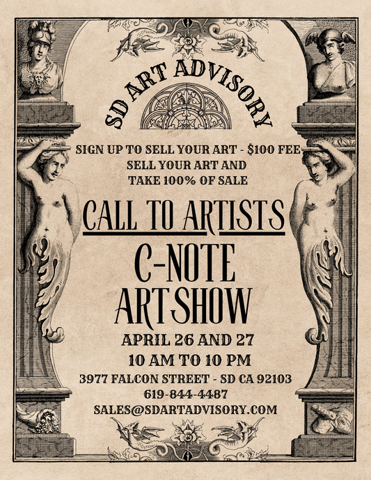 SIGN UP FOR C-NOTE ART SHOW - $100