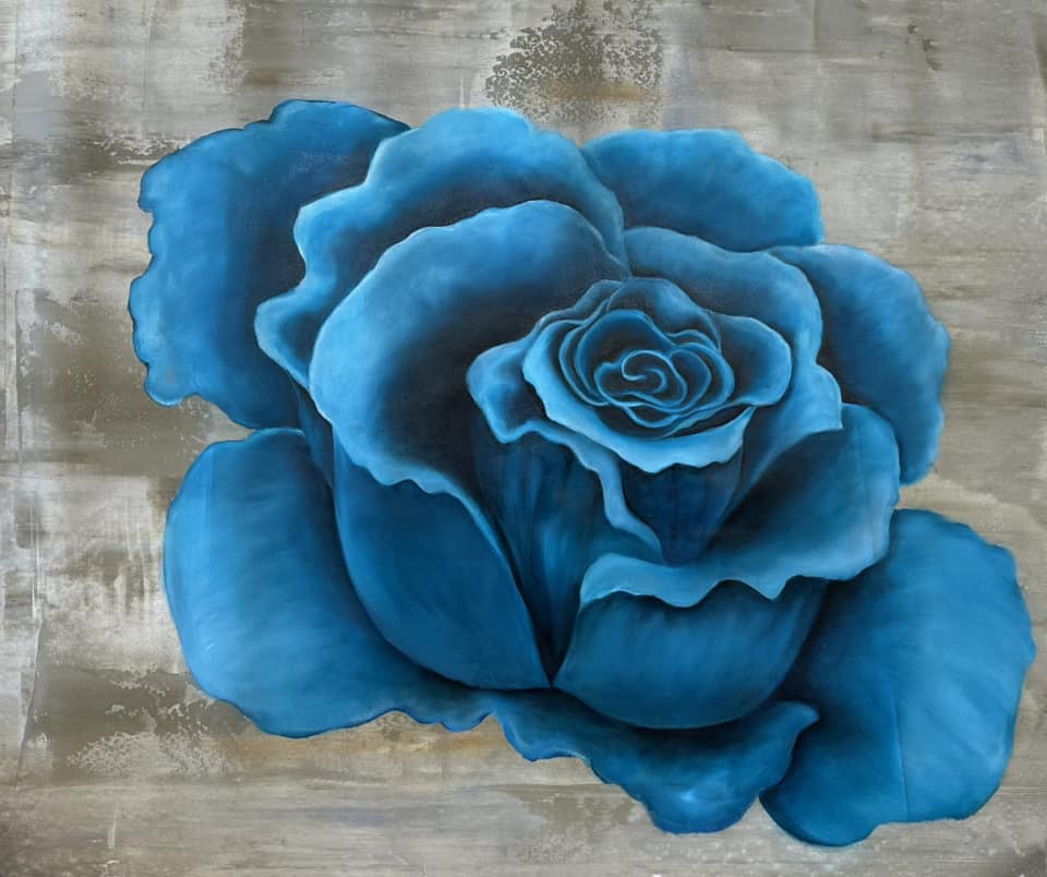 Rose en Bleu