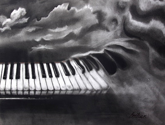 "Untitled" First Charcoal in the series